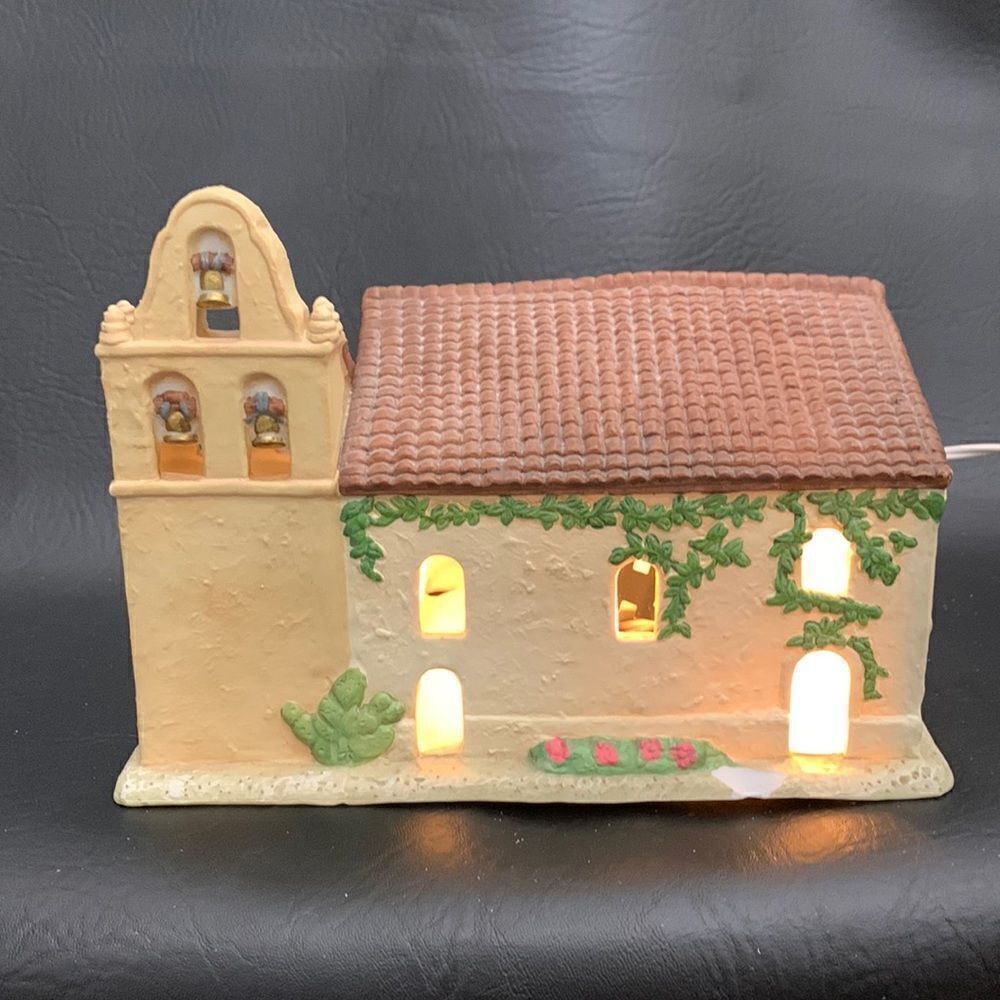 Mervyns California Missions La Purisima Second Edition Vintage Lighted Christmas
